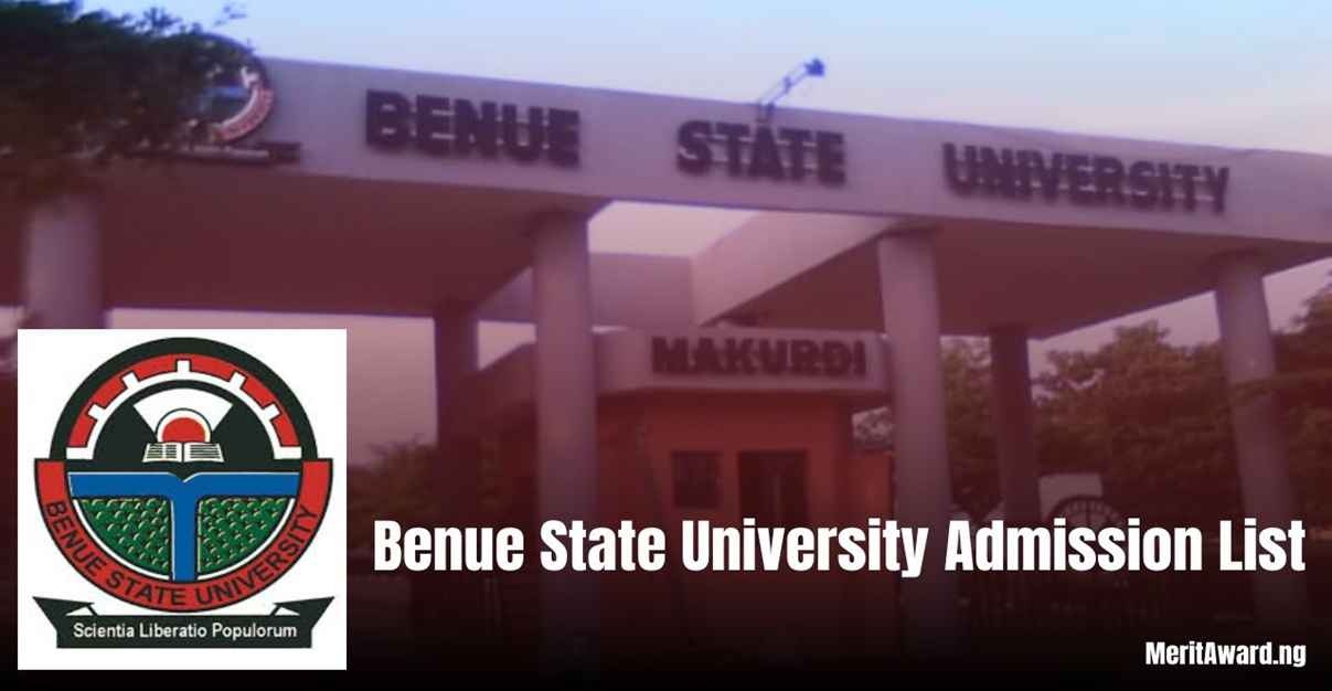 Benue State University Admission List