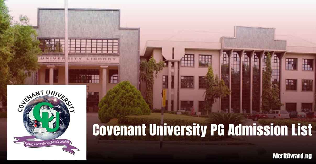 Covenant University PG Admission List