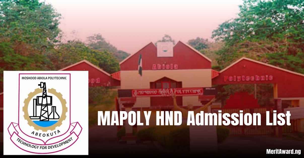 MAPOLY HND Admission List