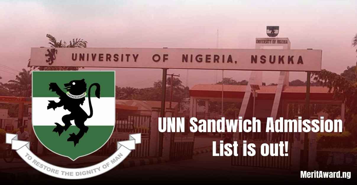 UNN Sandwich Admission List